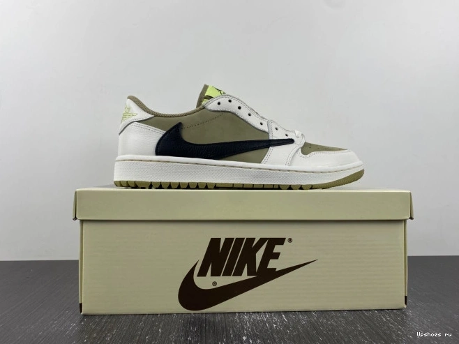 Retro Low 1 Olive Travis Golf Jordan Scott Neutral 0706